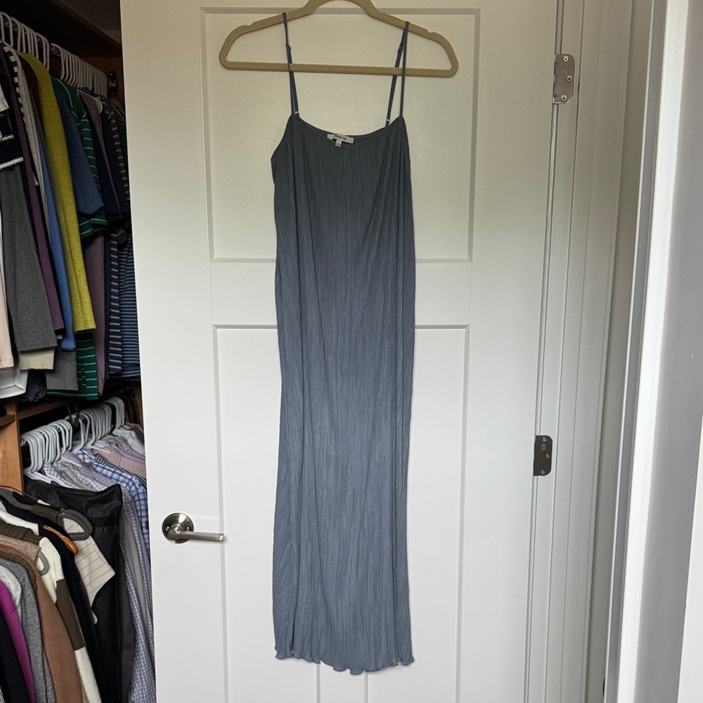Madewell Blue Midi Dress
